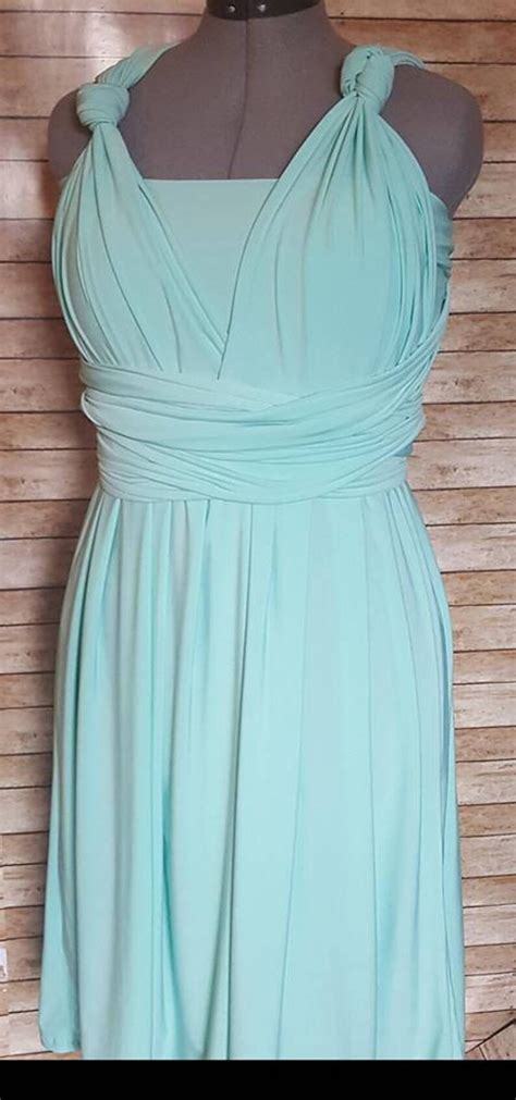 Bridesmaid Dress Infinity Convertible Long Attached Bandeau Etsy