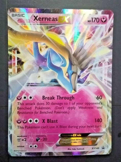 Pokemon Tcg Xerneas Ex Ultra Rare Black Star Promo Xy Lp