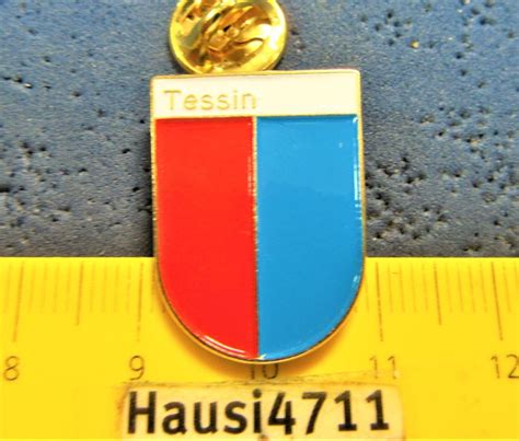 PIN TESSIN KANTONS WAPPEN MIT SCHRIFT GOLDIG Kaufen Auf Ricardo