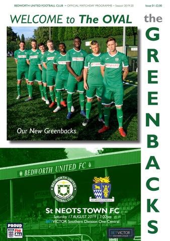 Bedworth United v St Neots by Bedworth United FC - Issuu