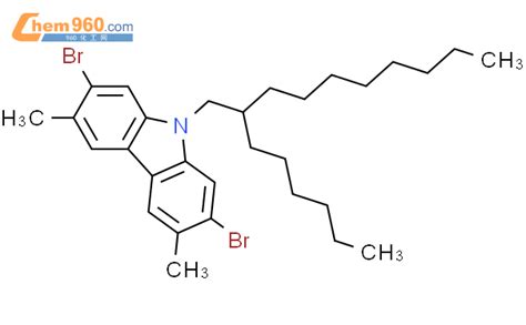 544436 50 2 9H Carbazole 2 7 Dibromo 9 2 Hexyldecyl 3 6 Dimethyl CAS