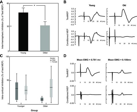 Differences In Paired Pulse Transcranial Magnetic Stimulation Tms