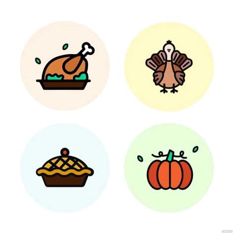 15+ Thanksgiving Icon Sets to Decorate Your Designs – Creatisimo