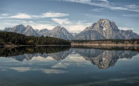 Grand Teton Wyoming Parks Usa Mountains Scenery Rare