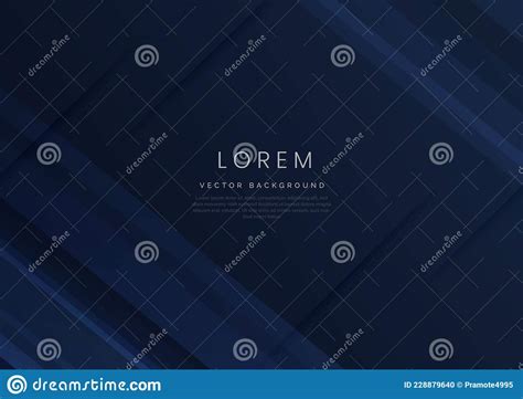 Abstract Blue Geometric Diagonal Overlay Layer Background Stock Vector