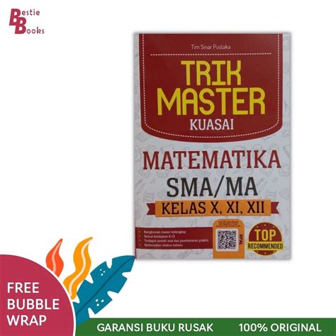 Jual Buku Sekolah Trik Master Kuasai Matematika Sma Ma Kelas X Xi