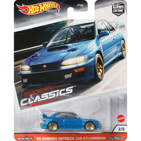 Hot Wheels Premium Subaru Impreza B Sti Version Lazada Co Th