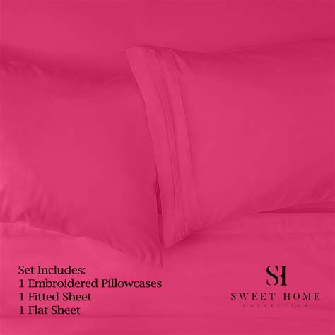 Sweet Home Collection 1500 Series Bed Sheets Extra Soft Microfiber