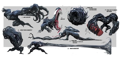 Venom Concept Art - Spider-Man 2 (2023) Art Gallery in 2024 | Spiderman art, Marvel spiderman ...