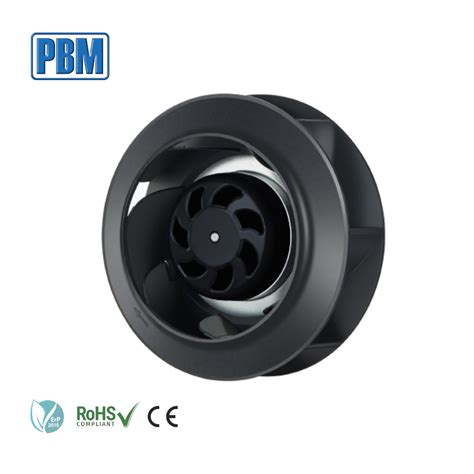 Pbm Ec Ball Bearing 133mm Backward Curved Centrifugal Fan For