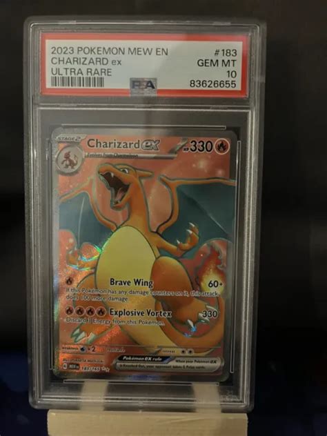 POKÉMON JCG CHARIZARD ex Écarlate Violet 151 183 165 Holo Ultra Rare