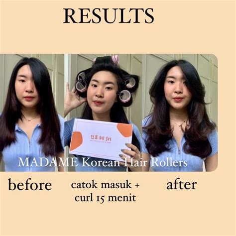 Jual Wwa Ready Madame Korean Hair Rollers Roll Rambut Korea