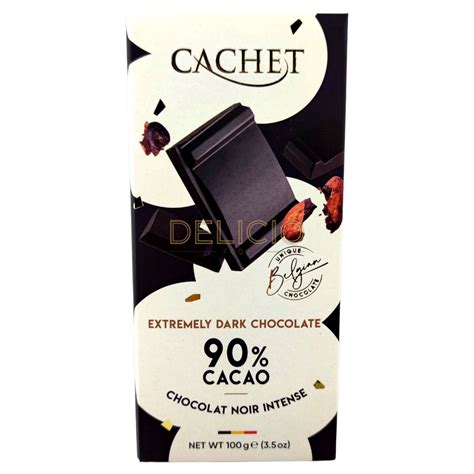 Купити Шоколад екстра чорний Cachet Extremely Dark 90% 100г (21425) в ...