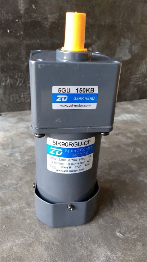 Zd Single Phase W Speed Adjustable Ac Geared Motor To Rpm