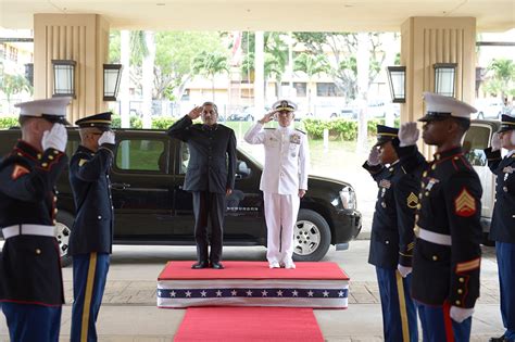 Commander, U.S. Pacific Command Meeting With India Minister of Defence ...