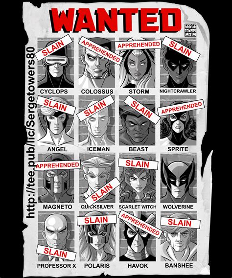 X men days of future past wanted poster – Artofit