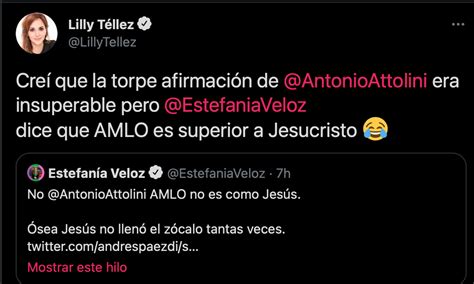 Amlo No Es Como Jes S El Respaldo De Estefan A Veloz A Attolini Que