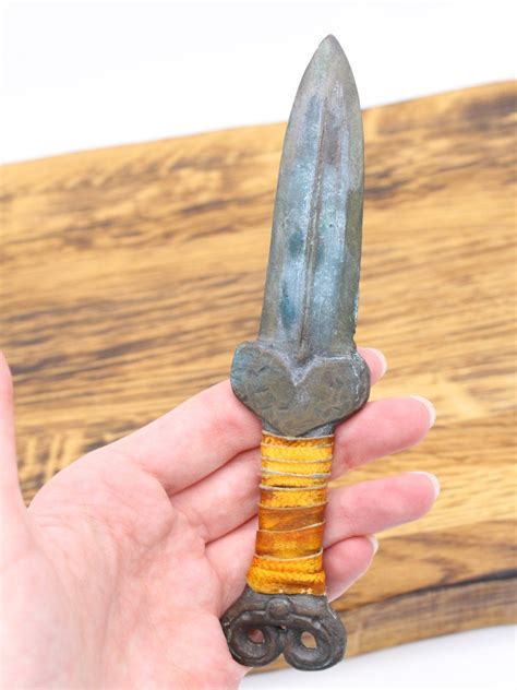 Bronze Knife Ancient Knife Living History Accessories Etsy