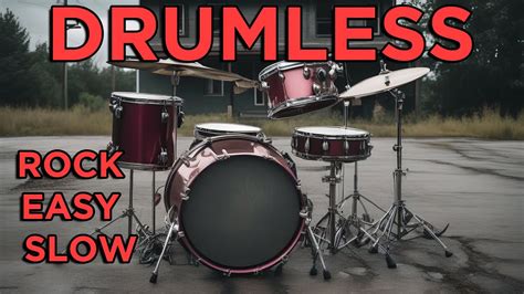 Rock Drumless Baclomg Tracks 60 Bpm Easy Beginners Welcome Youtube