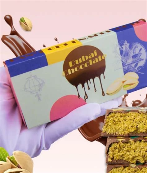 Молочный шоколад Kollat Dubai Chocolate фисташковый | отзывы