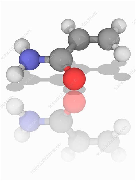 Acrylamide Organic Compound Molecule Stock Image F