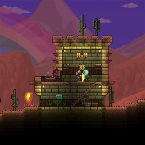 Small Desert House Terraria Terraria House Design Desert Homes