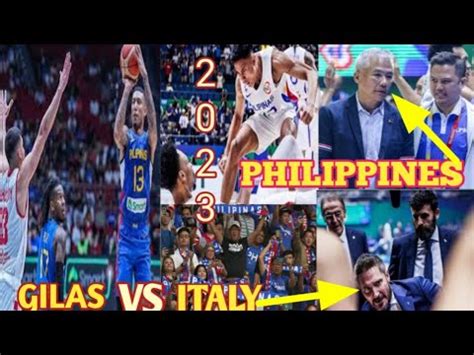 LIVE PHILIPPINES GILAS VS ITALY 2023 AUG 30 3RD QUARTER FULL VIDEO GAME