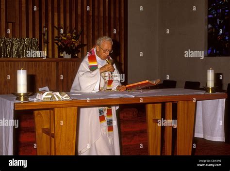 Roman Catholic Priest Elevation Of The Chalice Eucharistic Prayer