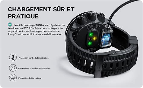 Tusita Chargeur Pour Suunto Spartan Ultra Hr Spartan Sport Wrist Hr