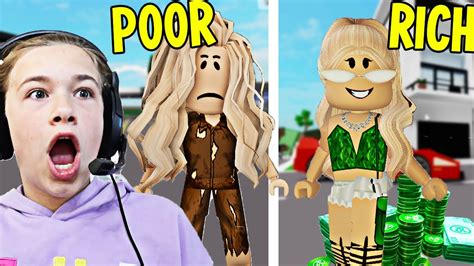 Poor To Rich Brookhaven Roleplay Jkrew Gaming Youtube