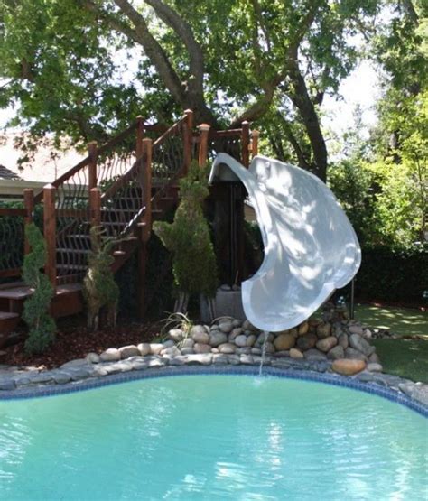 16 DIY Pool Slide Ideas For Home And Farmhouses - All Sands