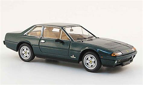 Miniature Ferrari 412 1 43 Hot Wheels Elite Grun 1985 Voiture Miniature