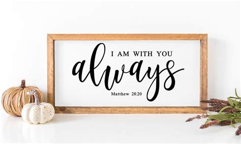 I Am With You Always Svg Matthew Bible Verse Svg Scripture Svg