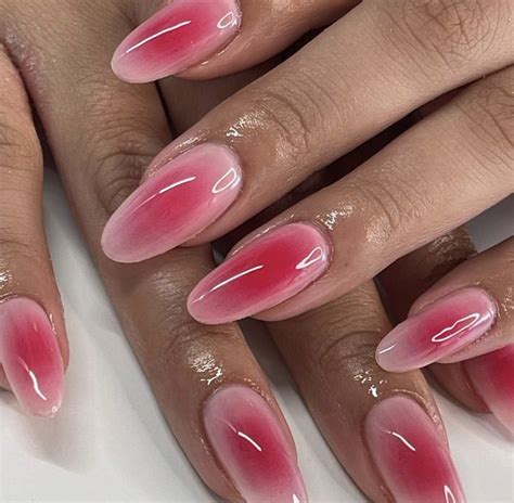 Pink Aura Nails Funky Nails Stylish Nails Gel Nails