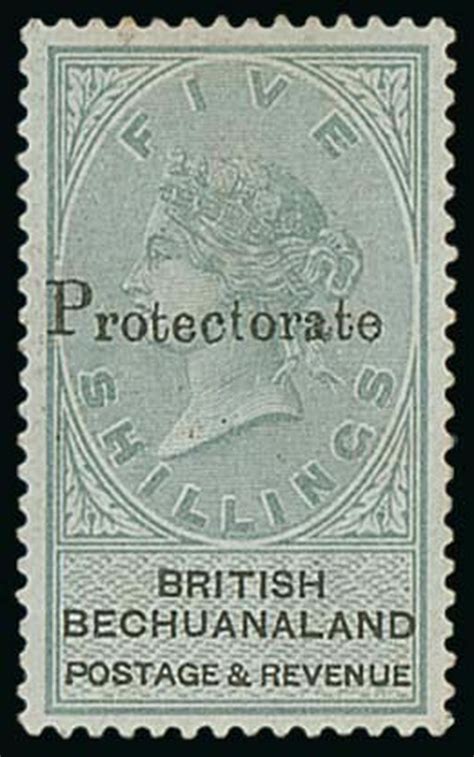 1075 Bechuanaland Bechuanaland Protectorate 1888 2 6d Green And Blac