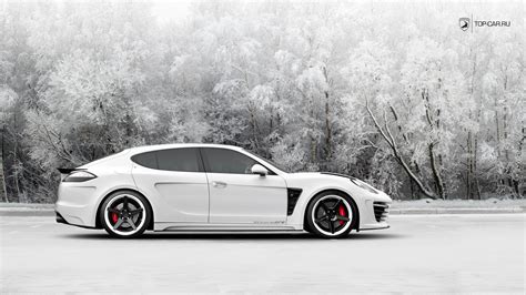 Porsche, Porsche Panamera, White Cars, Winter, Side View wallpaper | cars | Wallpaper Better