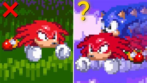 What If Sonic Was Over Knuckles Sonic A I R Mods Gameplay Youtube