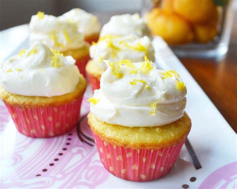 Italian Lemon Cupcakes With Sweet Ricotta Cream Modern Honey