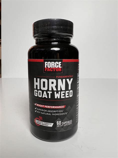 Horny Goat Weed Para Hombres Suplemento De Vitalidad Y Impulso