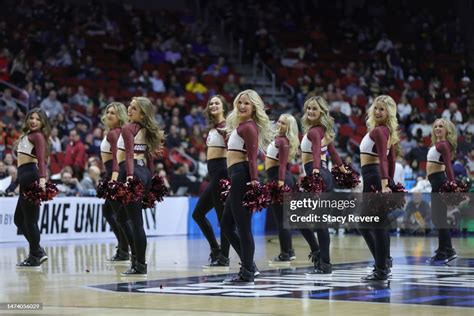 The Texas A&M Aggies cheerleaders perform during a timeout during the ...