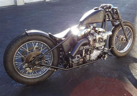 Motorcycle Girls Hot Rot Rat Rod Photo