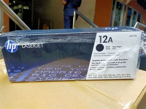 HP 12A Black Original LaserJet Toner Cartridge,, Computers & Tech, Printers, Scanners & Copiers ...