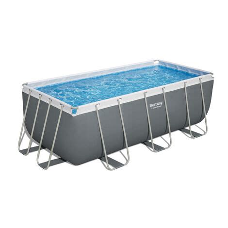 Piscina Base Struttura E Liner Rettangolare Power Steel Da X X Cm