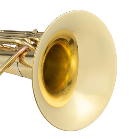 Glarry Brass B Flat Baritone Gold With Phosphor Copper Mouthpiece Tube