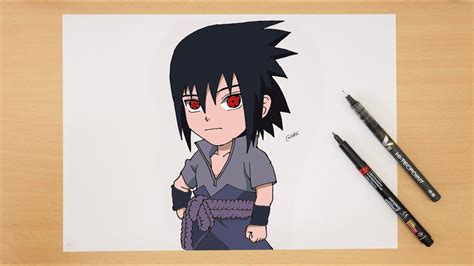 How To Draw Chibi Sasuke With Mangekyō Sharingan Step By Step