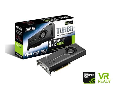 ASUS GeForce GTX 1080 TURBO-GTX1080-8G 8GB GDDR5X 256-bit PCI-Express 3 ...
