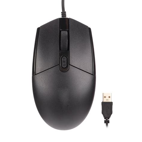 RGB Gaming Mouse 1600DPI High Fit RGB Backlight Compact Portable Wired ...