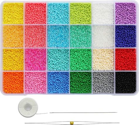 Amazon Balabead Mm Round Size Almost Uniform Glass Seed Beads