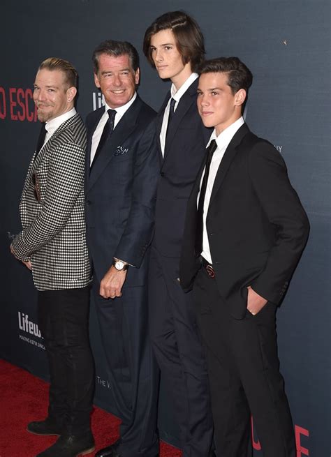 Pierce Brosnan and His Sons on the Red Carpet 2015 | POPSUGAR Celebrity ...