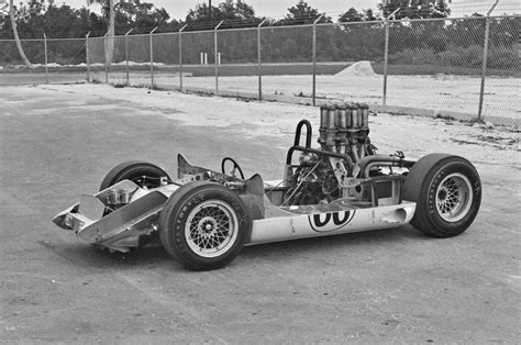 At Nassau In 1965 The Chaparral 2C Sits Naked Stripped Of All